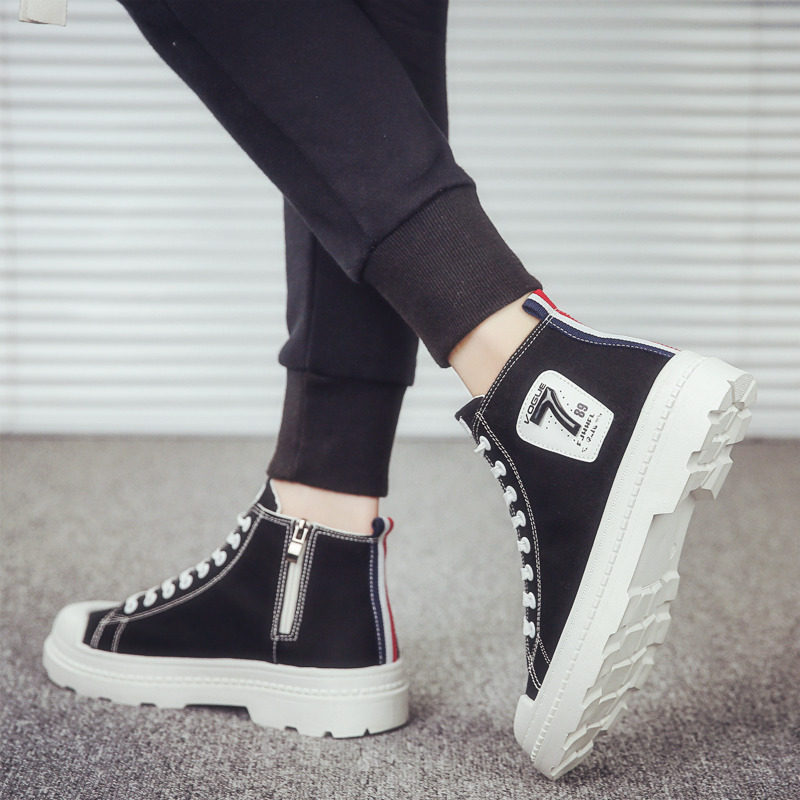 2019新款春季马丁靴男士休闲高帮工装靴英伦风百搭男鞋切尔西靴子|ruв категории Мужская обувь, сапоги - от Buy2taobao.com для оказания профессиональной услуги покупки агента Taobao