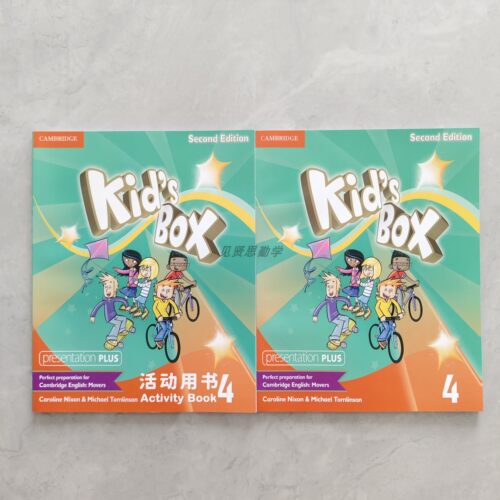 剑桥少儿英语Kid's Box 第2版4级印刷装学生练习本活动书纸质本