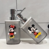 高颜值卡通按压瓶酒店浴室沐浴露护发素清洁剂皂液分装 收纳空瓶子