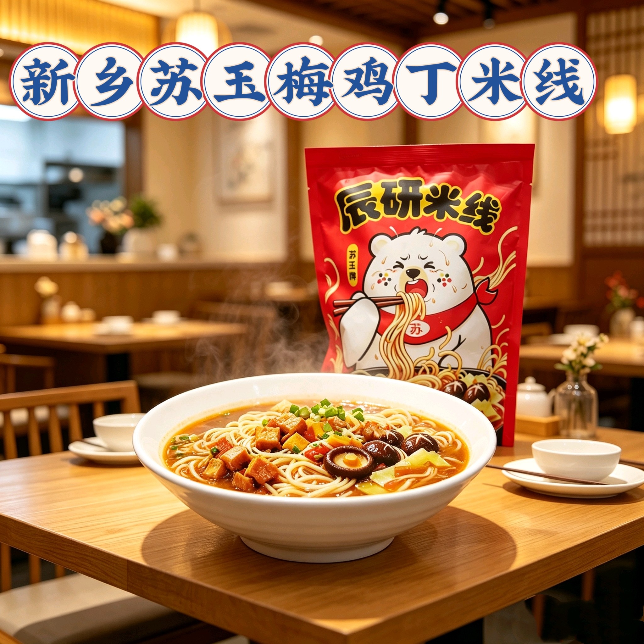 苏玉梅麻辣鸡丁米线大粒鸡丁