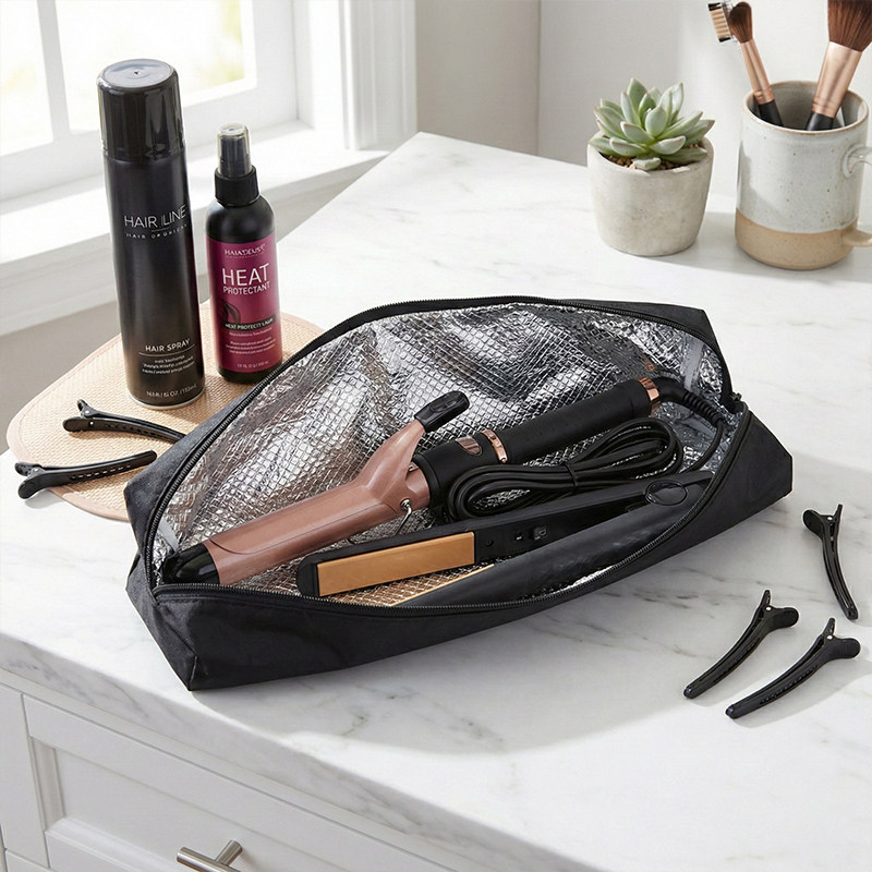 26卷发棒直发器收纳袋防烫隔热收纳包旅行出差美发便携保护袋夹板