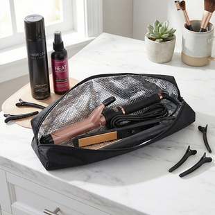 26卷发棒直发器收纳袋防烫隔热收纳包旅行出差美发便携保护袋夹板