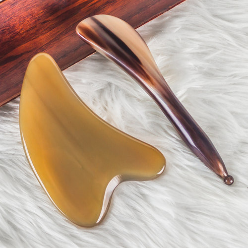 非洲水牛角加厚海豚刮痧片面