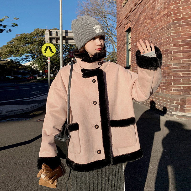 现货24冬季新款皮毛一体099-C36-p185-k268,女装棉衣/棉服,浙宝099