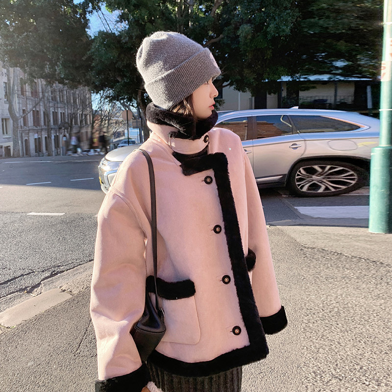 现货24冬季新款皮毛一体099-C36-p185-k268,女装棉衣/棉服,浙宝099