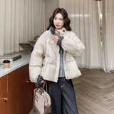 新款现货假两件拼接90羽绒服099-10332-P285-K428，女装羽绒服，浙宝099