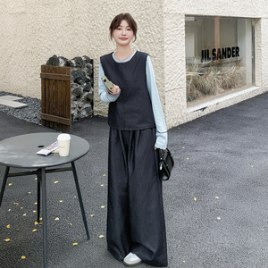 现货 26春新款牛仔三件套 099-10210-p175-k248，女装套装/套裙，浙宝099