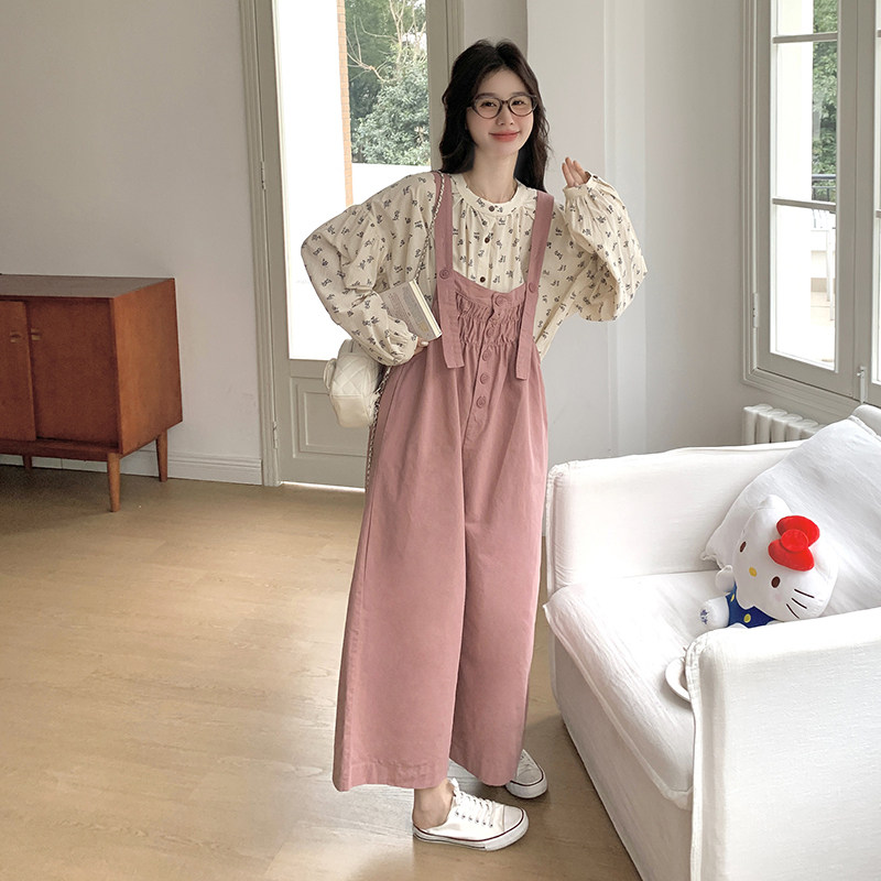 现货26春新款抽皱背带裤099-1061-P115-K178，女装休闲裤，浙宝099