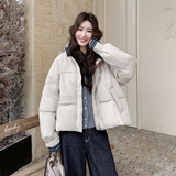 新款现货假两件拼接90羽绒服099-10332-P285-K428，女装羽绒服，浙宝099