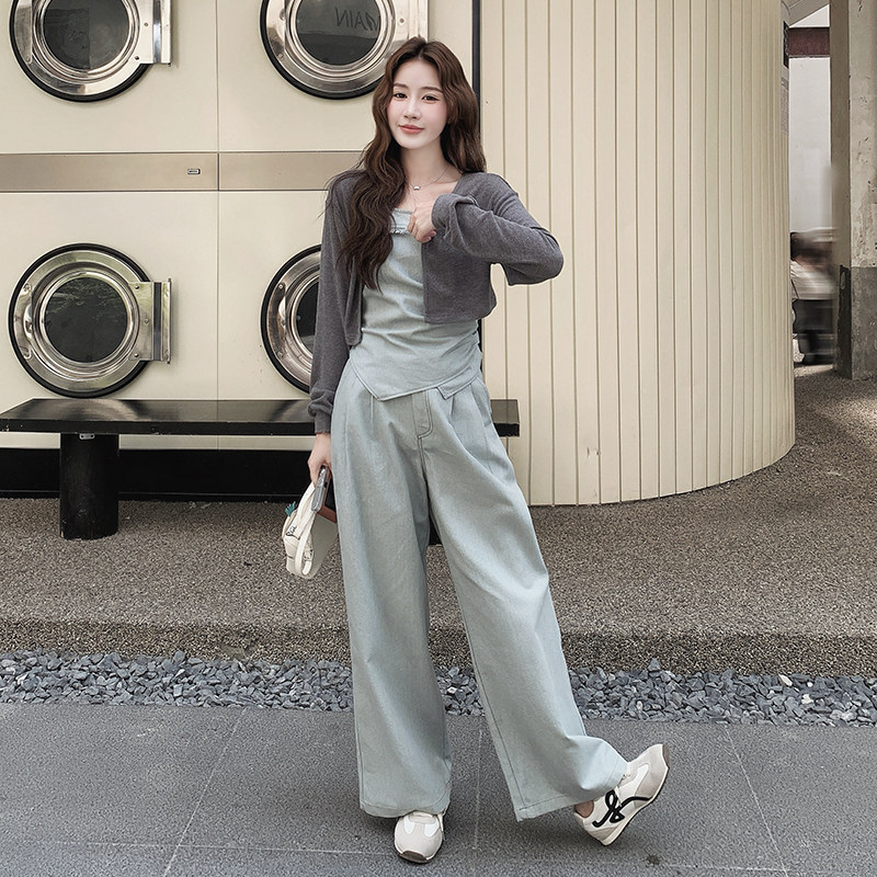 现货新款背心披肩裤子三件套099-10222-P175-K248，女装套装/套裙，浙宝099