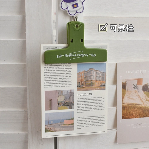 Цвет ретро ручная книга папка пластика с длинным хвостовым складным хвостом зажим для хранения билетов