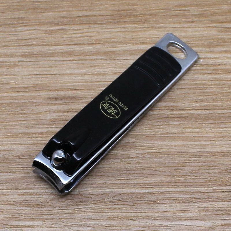 正品博友指甲刀中号原装平口指甲剪便携式耐用指甲钳创意修甲工具图片