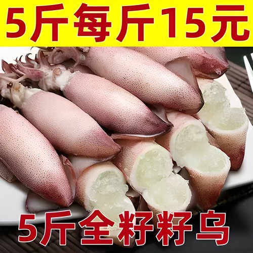 满籽新鲜海兔子水产乌鱿鱼