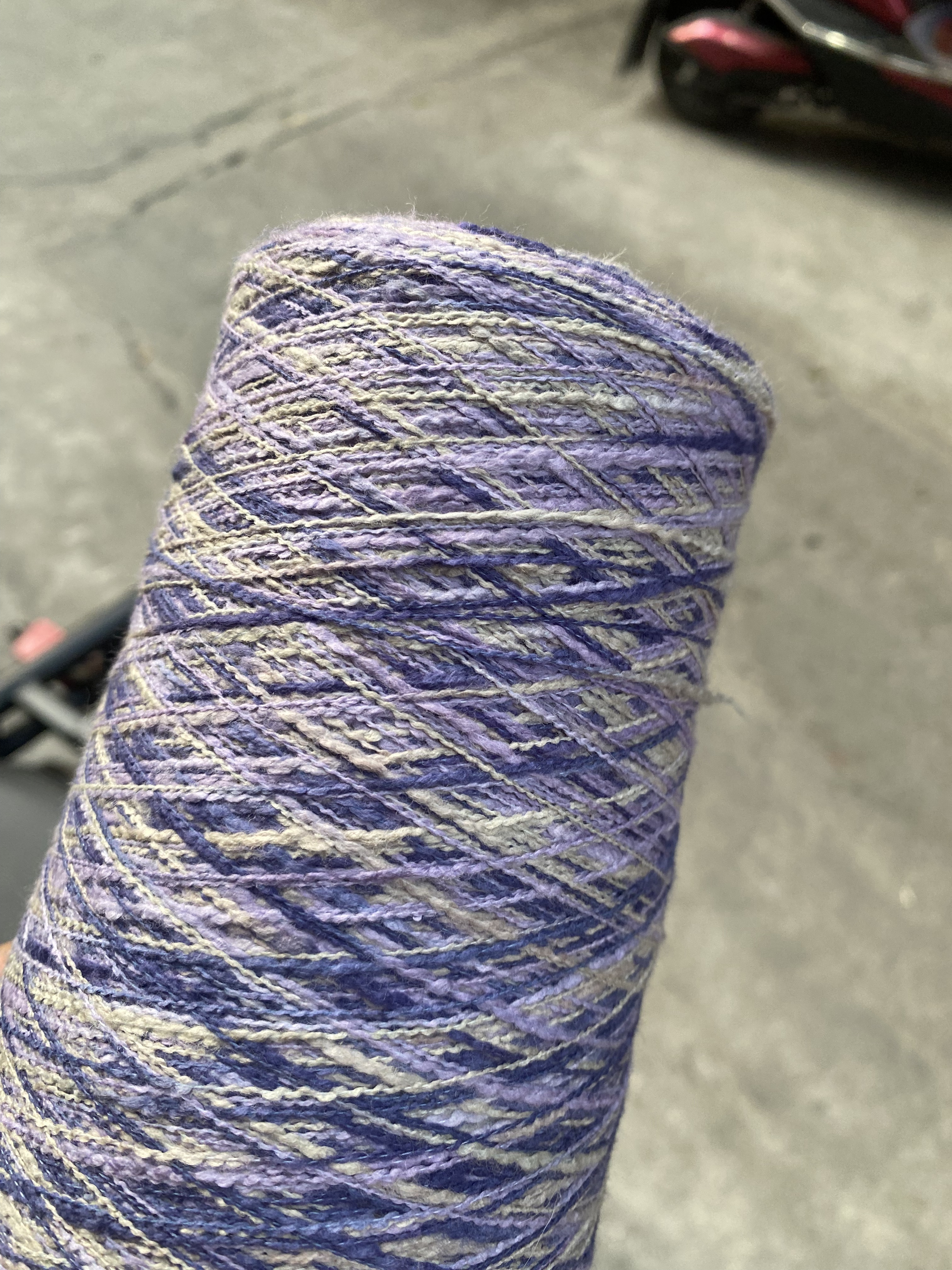 唯美段染棉小波浪宝宝线 含70棉 竹节棉线手工编织配线毛衣线