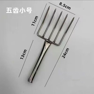 装豆芽叉子绿豆芽厨房大号不锈钢超市饭店松散工具夹米饭五爪食