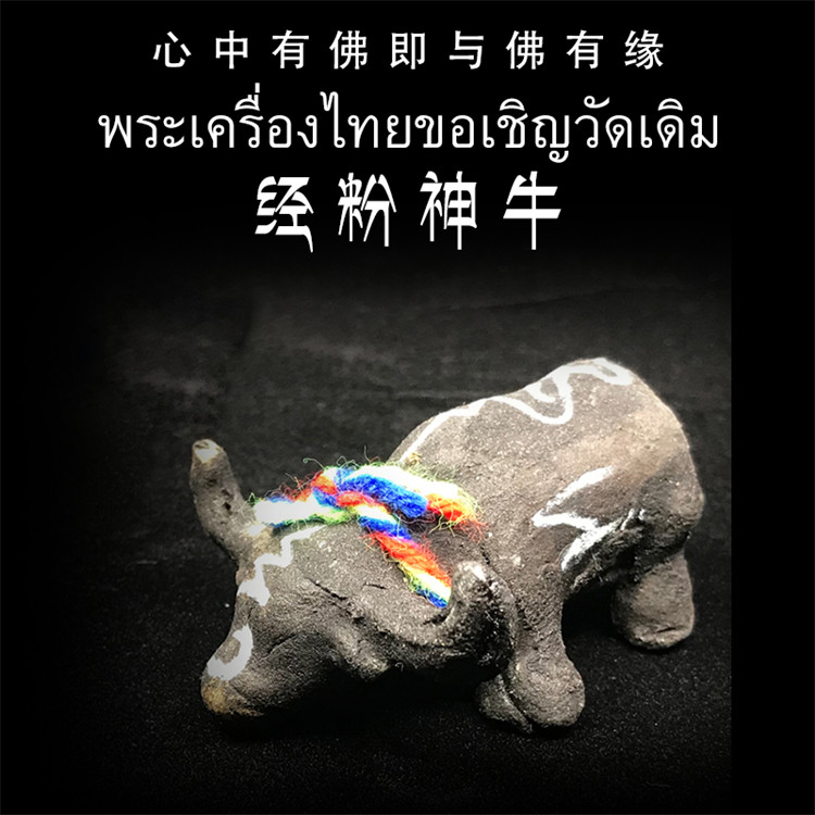 泰国佛牌 鲁士SOLO 经粉神牛 供奉版 摆件