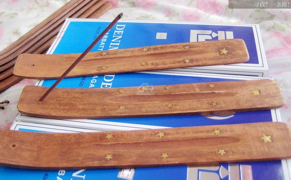 印度原木禅意家用仿古香托