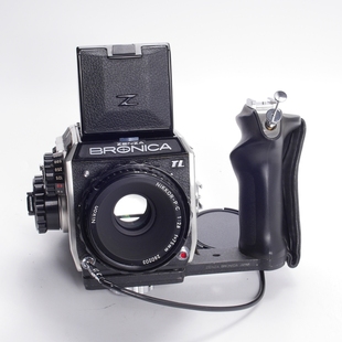 勃朗尼卡BRONICA EC TL P.C 75/2.8带手柄测光中画幅胶片相机腰平