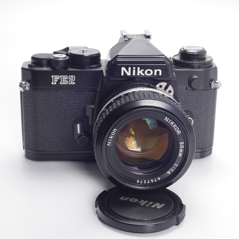 尼康NIKONFE2黑漆早期钛帘FM2