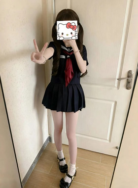 日系软妹JK水手服三件套夏季