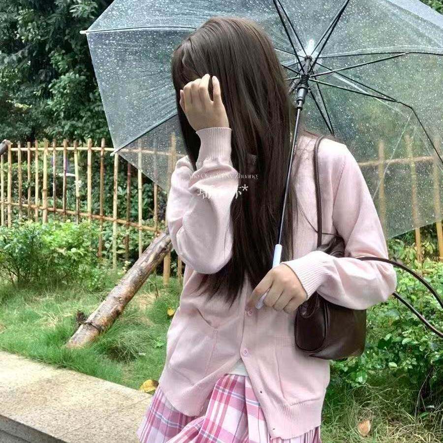 日系JK制服针织衫原创樱花妹穿搭开衫长袖毛衣外套糖果jk格裙套装