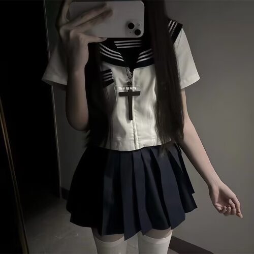 JK学院风夏季基础款水手服套装