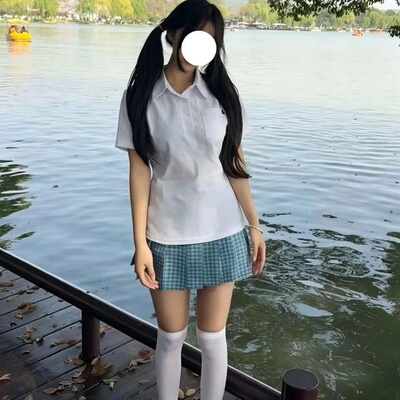 学院风JK格裙百褶裙套装夏