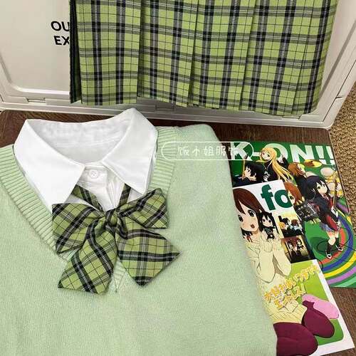 小青梅日系JK制服马甲套装套装