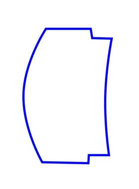 直径26mm焦距88mm凹凸单片光学玻璃透镜镀膜546~900nm编号Z459