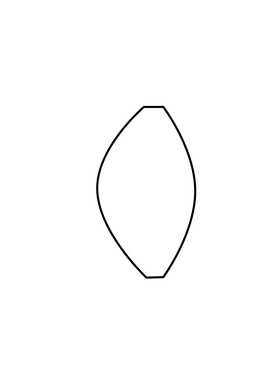 直径12mm，焦距8mm，双凸单片光学玻璃透镜，材料zk9，编号Z789