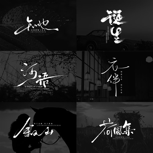 原创logo设计品牌简约高级头像手极简签名写字体水印摄影花店婚礼