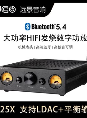 D325X大功率TPA3255双声道 平衡hifi数字遥控功放机 USB蓝牙LDAC