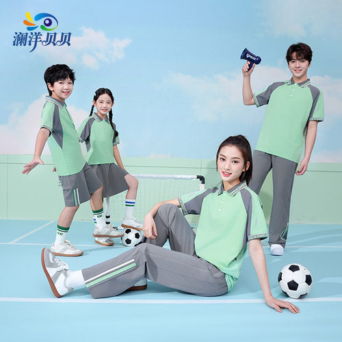 江西赣州校服中小学生班服幼儿园园服夏季高中运动服