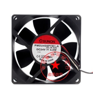 PMD2408PTB1-A 8025 24V 机箱风扇 机柜风扇 台湾建准SUNON