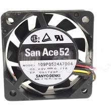 SanAce52 109P0524A7D03 109P0524A7D04 24V 0.11A 正品三洋风扇