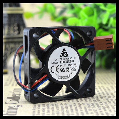 原装台达 5010 EFB0512HA 12V 0.15A 5CM 双滚珠CPU风扇测速风扇