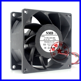 B60 B70 8038 3115RL 变频器散热风扇8cm 24V 05W B66 NMB B69