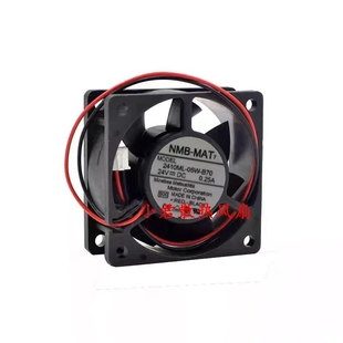 B79 NMB 6CM 05W 双滚珠变频器风扇 0.25A B70 24V 2410ML 6025
