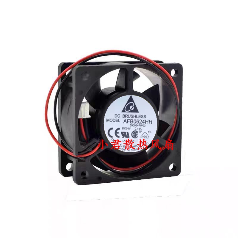 原装台达 AFB0624HH 6025 6cm 24V 0.14A 双滚珠 变频器散热 风扇