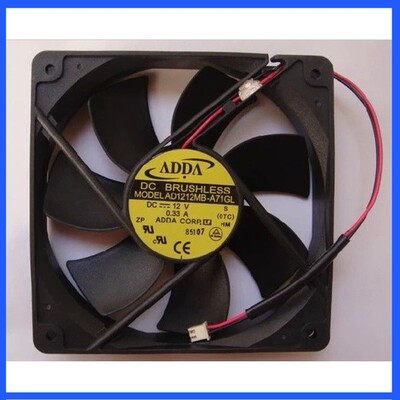 台湾ADDA 12V 0.37A/0.33A 机箱散热风扇AD1212HB/MB-A71GL/A73GL