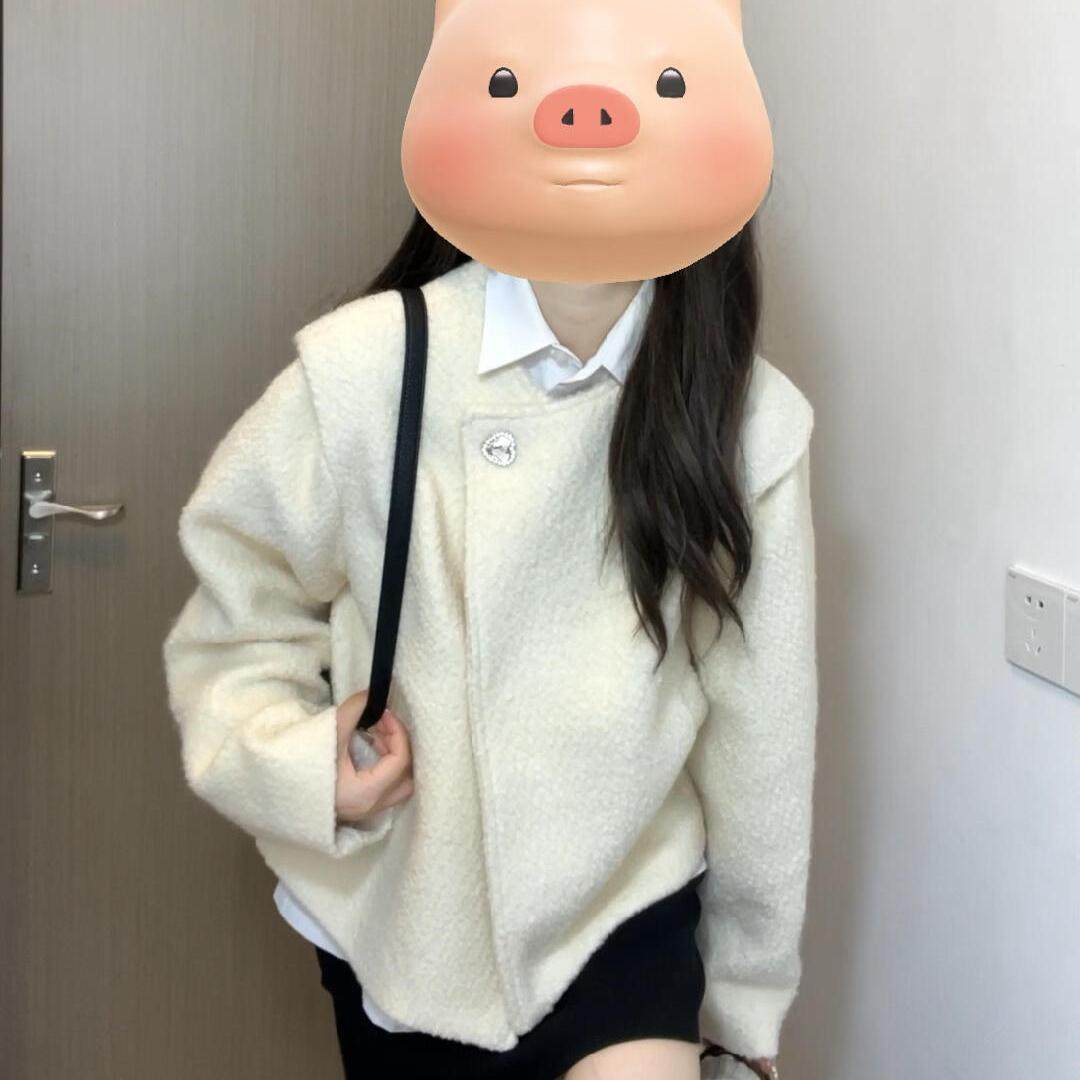 法式气质毛呢小香风外套女春秋高级感chic千金名媛风开衫夹克上衣