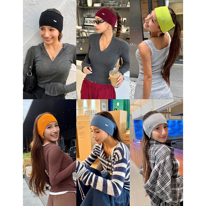 丸丸Maruco15号PM20:00 针织发带 时尚百搭发箍舒适柔软显脸小