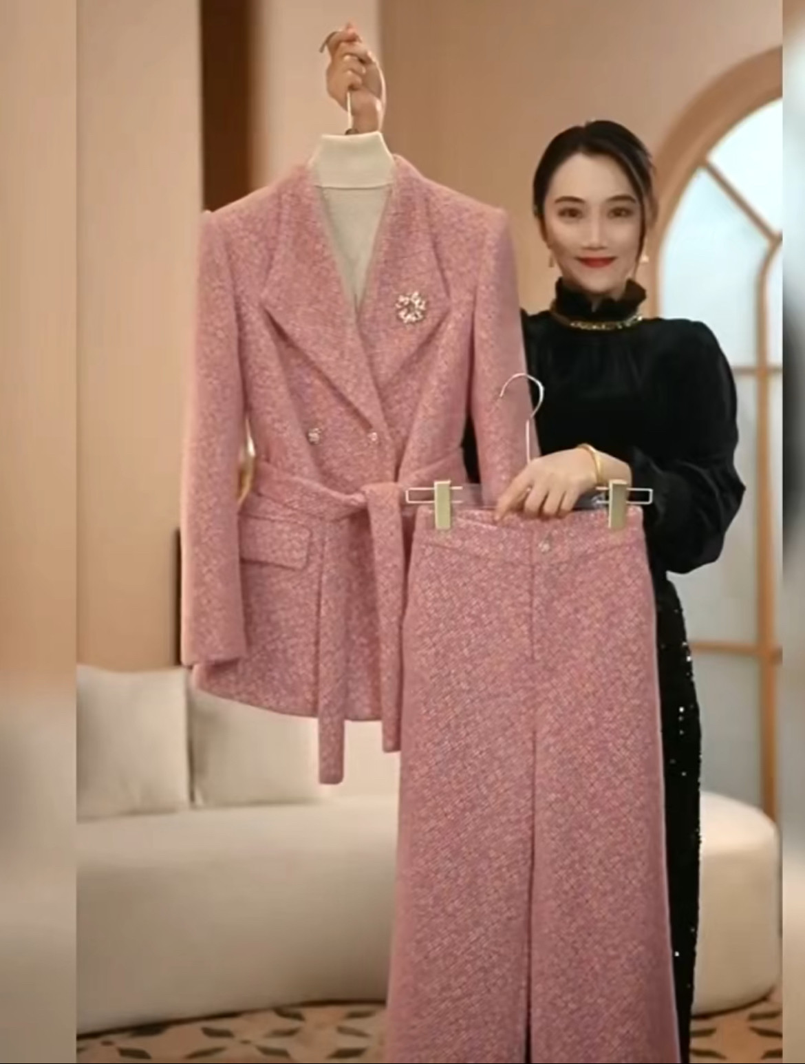 2026春季新款时尚百搭小香风外套女高级感气质名媛风上衣潮套装女,女装/女士精品,礼服/晚装,淘宝优惠券,粉丝福利购,淘宝优惠卷