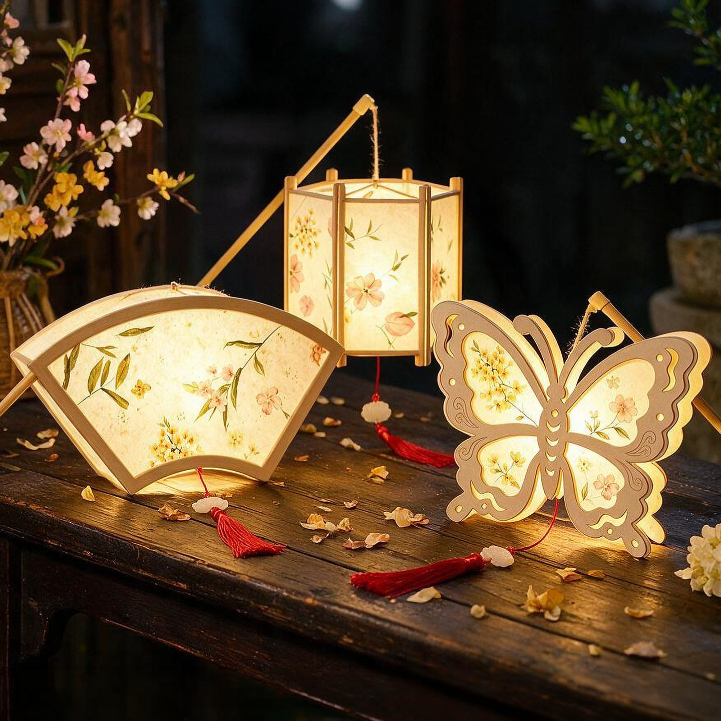 中秋节灯笼新中式LED发光灯笼