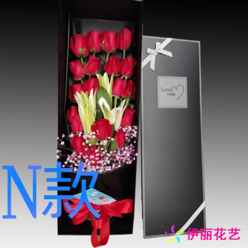 生日祝寿紫玫瑰山西忻州花店送花五寨县岢岚县河曲县同城鲜花速递