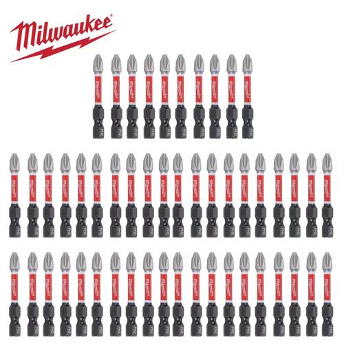 美沃奇milwaukee米沃奇PH2电动起子螺丝刀十字批头强磁冲击波钻头