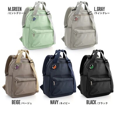 日本anello乐天尼龙布双肩包