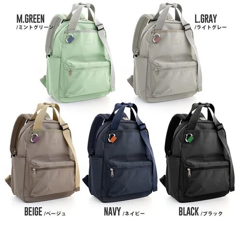 日本anello乐天尼龙布双肩包