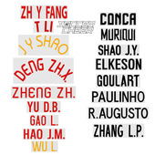 中超恒大上港鲁能国足球衣印字热销2024国安长安蓉城印号 包邮 订制