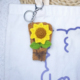 手工钩针编织毛线钩织成品向日葵迷你郁金香小花束包包挂件钥匙扣